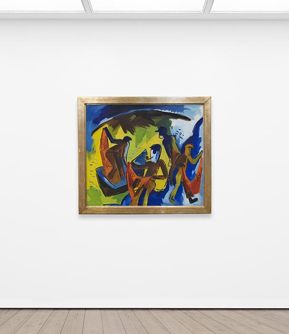 Karl Schmidt-Rottluff - Fischer mit Netzen