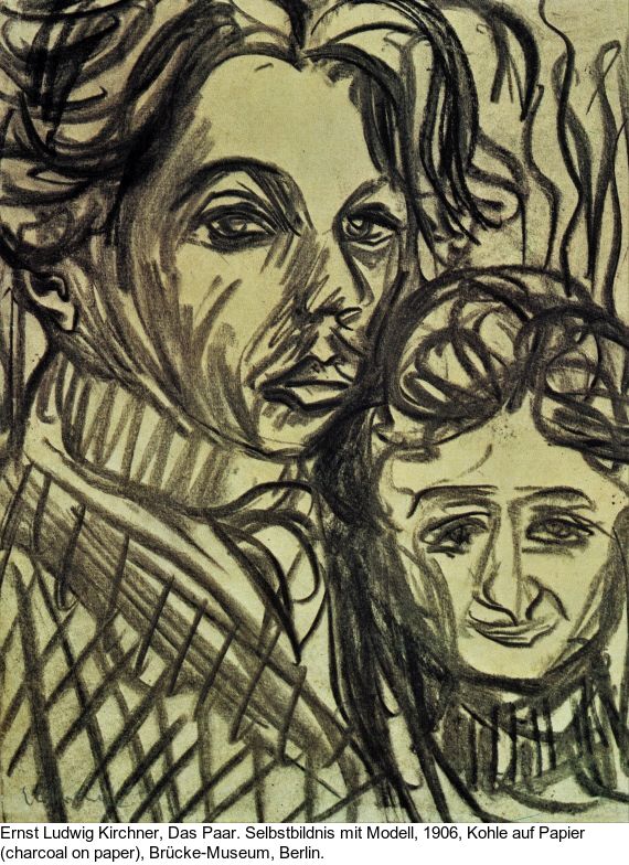 Ernst Ludwig Kirchner - Selbstbildnis, zeichnend - Altre immagini