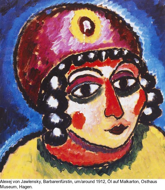 Alexej von Jawlensky - Mädchen mit Zopf