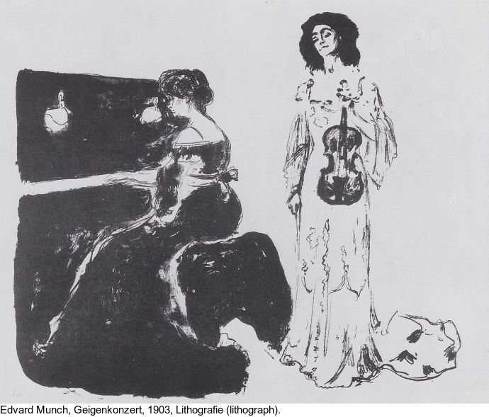 Edvard Munch - Die Brosche. Eva Mudocci