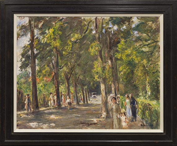 Max Liebermann - Große Seestraße in Wannsee - Cornice