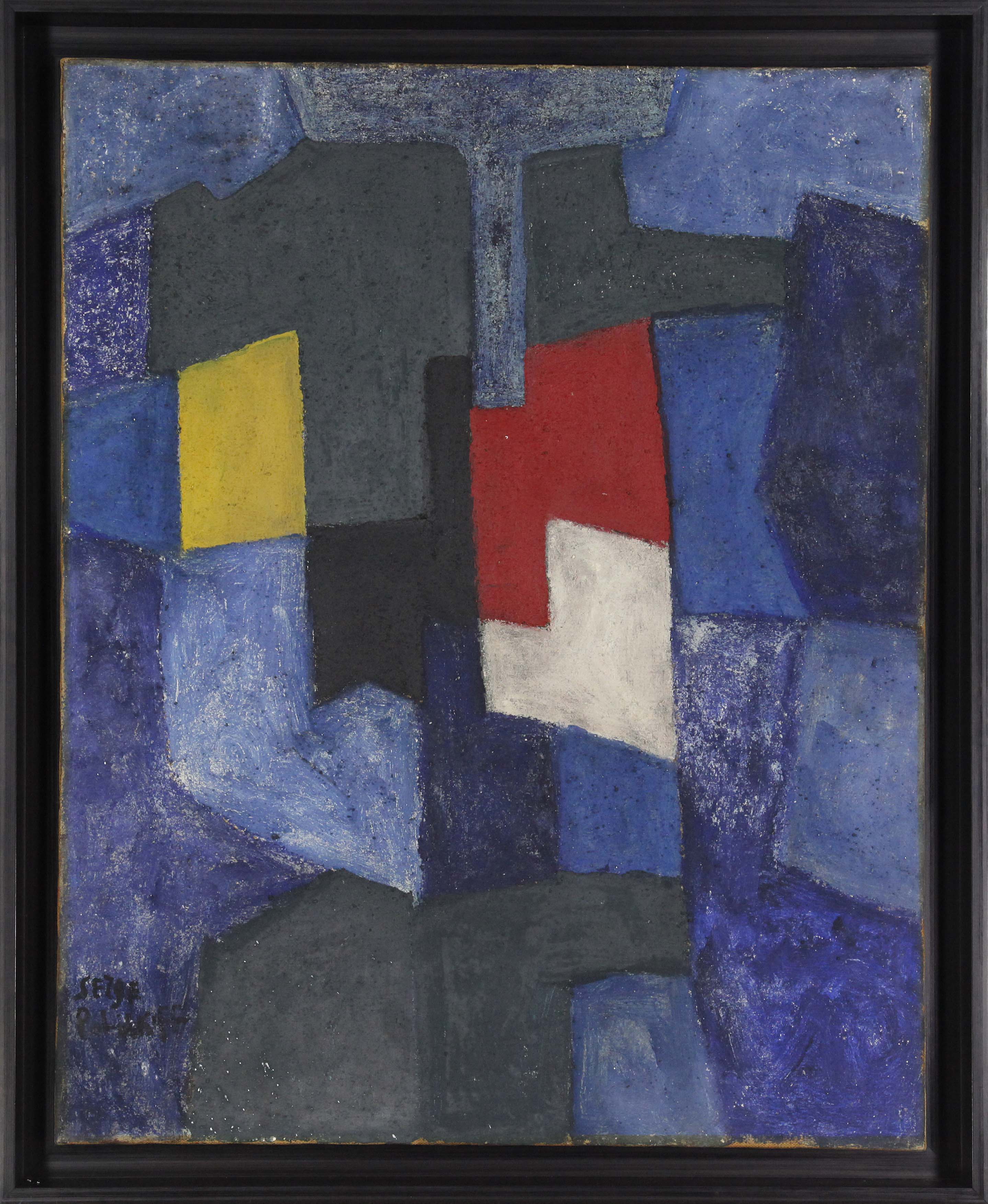 Serge Poliakoff - Composition abstraite - Cornice