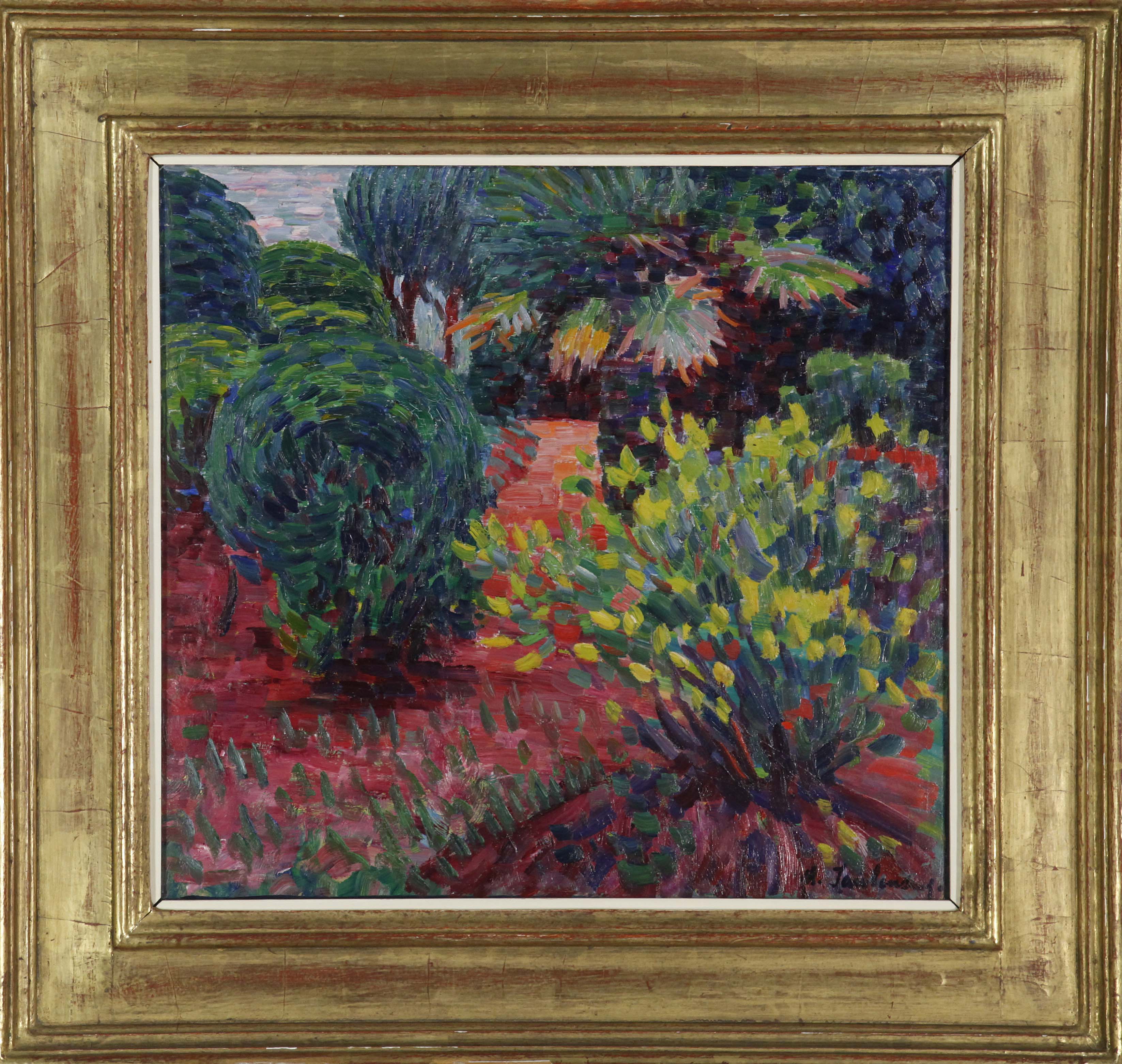 Alexej von Jawlensky - Garten in Carantec - Cornice