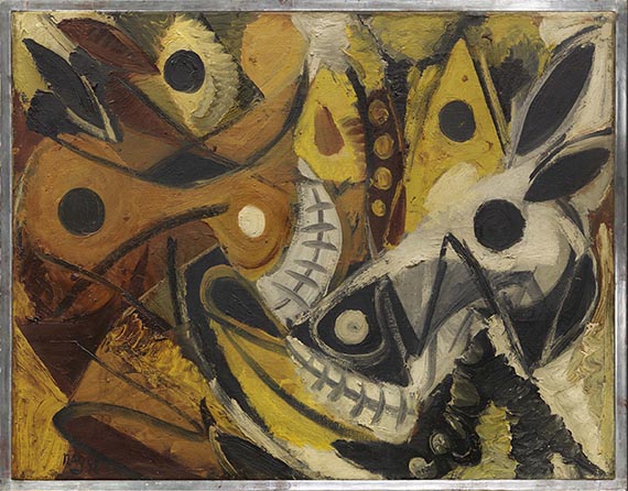 Ernst Wilhelm Nay - Pferdeköpfe - Cornice