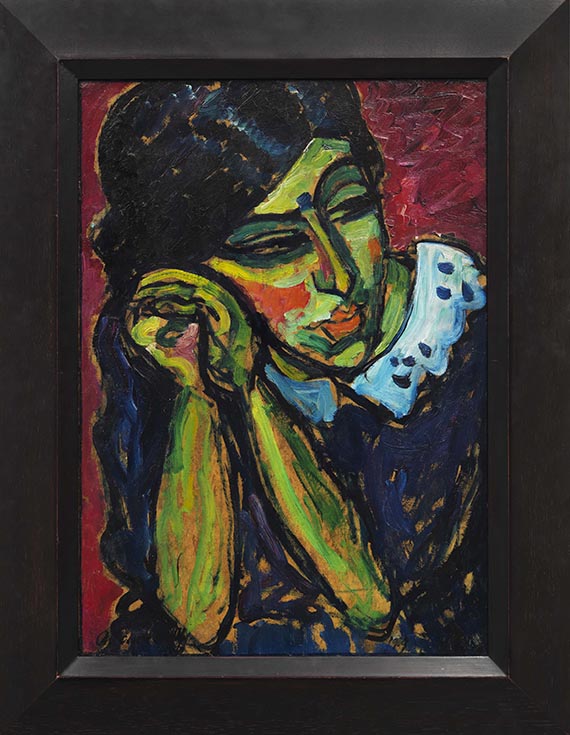 Alexej von Jawlensky - Mädchen mit Zopf