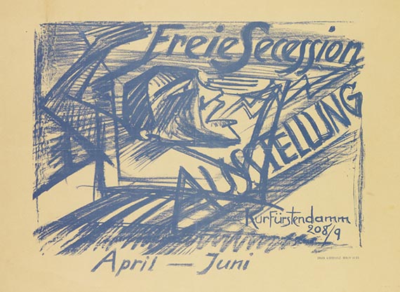 Hermann Max Pechstein - Freie Secession Ausstellung