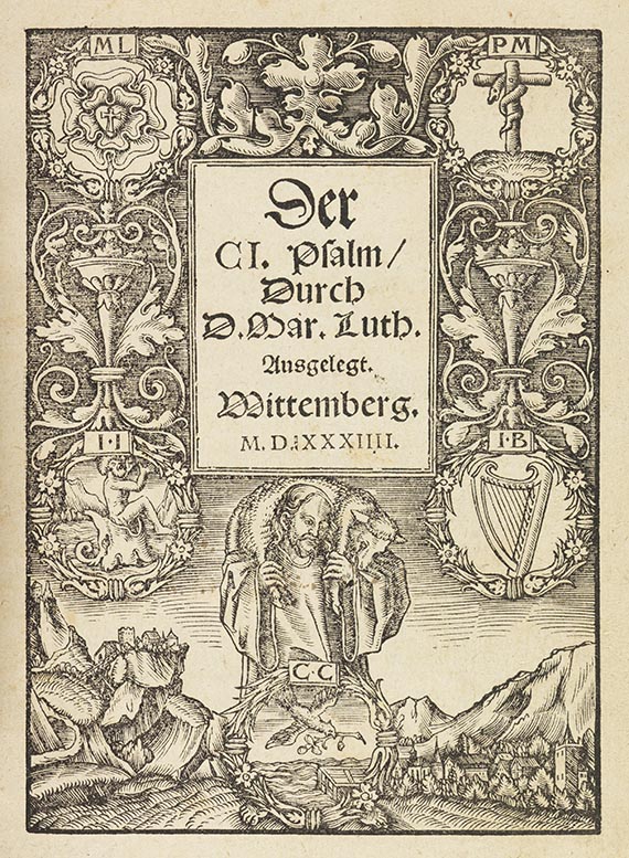 Martin Luther - 7 Lutherdrucke. Dabei: 2 Werke von J. Jonas - Altre immagini