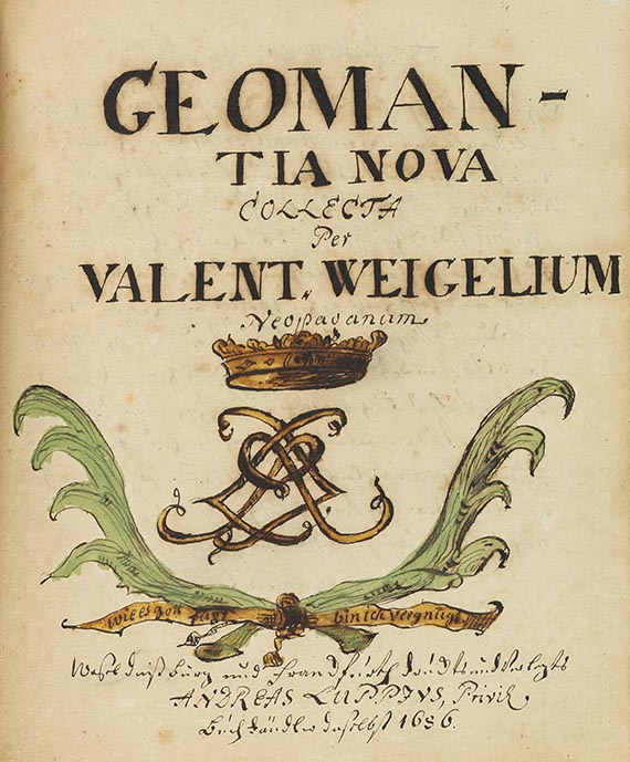  Manuskripte - Manuskript mit Abschriften nach Drucken von A. Luppius, Wesel 1686 - Altre immagini
