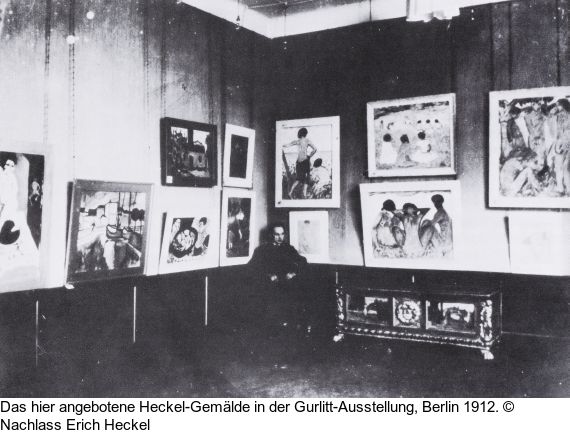 Erich Heckel - Vor gelbem Tuch 1908 / Schiffe im Kanal 1912 - Altre immagini