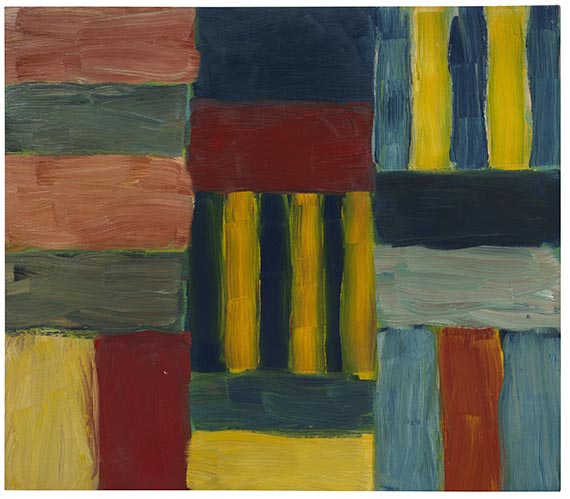 Sean Scully - Cut Ground Blue Grey