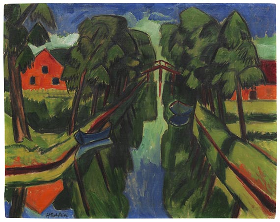 Hermann Max Pechstein - Der Mühlengraben