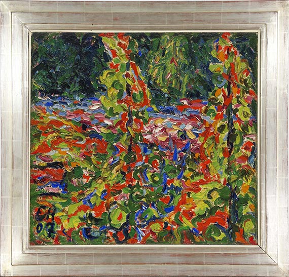 Erich Heckel - Blühende Kresse - Cornice