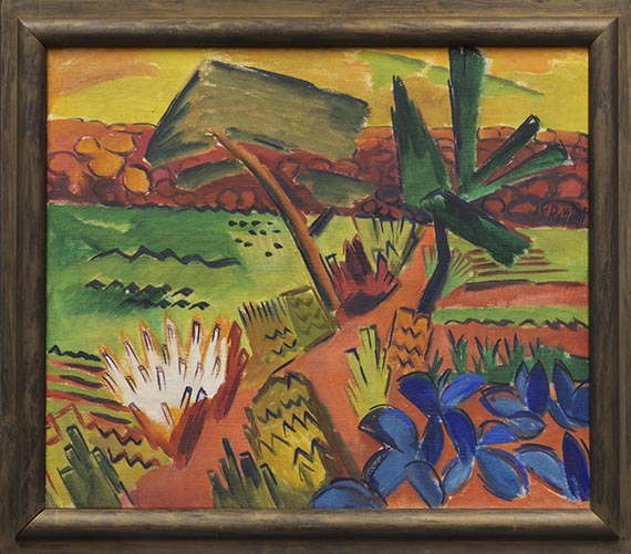Karl Schmidt-Rottluff - Landschaft (Garten) - Cornice