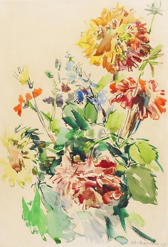 Oskar Kokoschka - Blumenstillleben