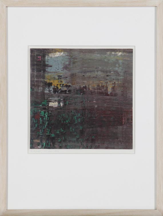 Gerhard Richter - 15. Nov. 1996 (Teil des verworfenen Abstrakten Bildes 802-4) - Cornice