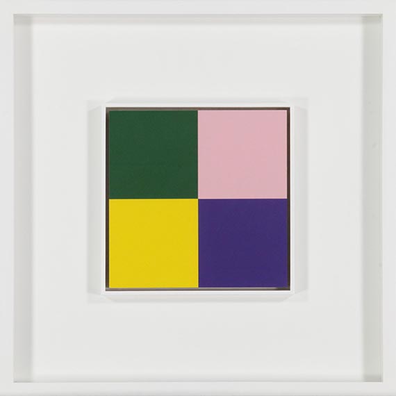 Gerhard Richter - Quattro Colori - Cornice