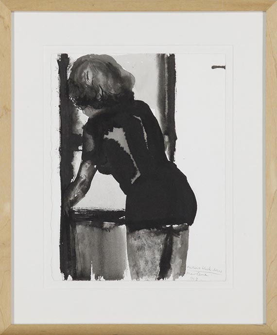 Marlene Dumas - The short black dress - Cornice