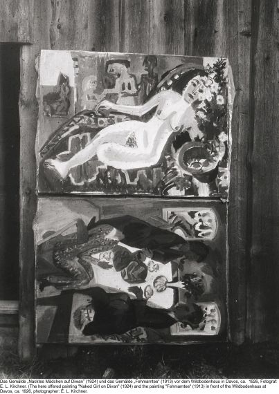 Ernst Ludwig Kirchner - Nacktes Mädchen auf Diwan - Altre immagini