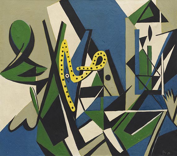 Ernst Wilhelm Nay - Die Lampe