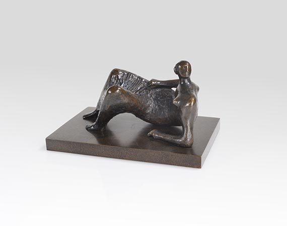 Henry Moore - Maquette for Reclining Figure: Angles