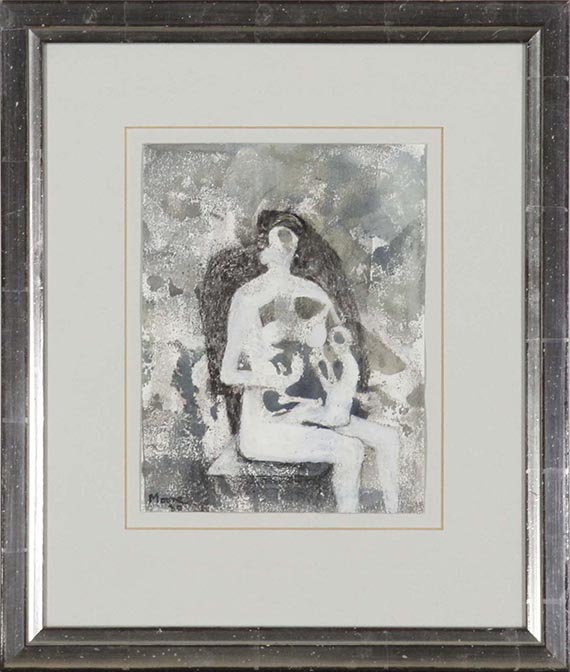 Henry Moore - Seated Mother and Child - Cornice