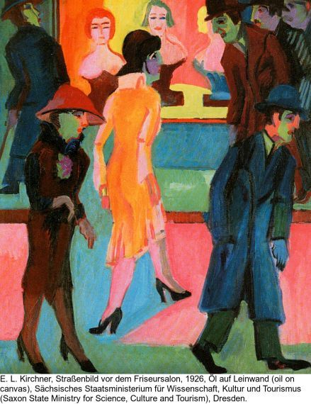 Ernst Ludwig Kirchner - Straßenszene (Passanten auf der Straße) - Altre immagini