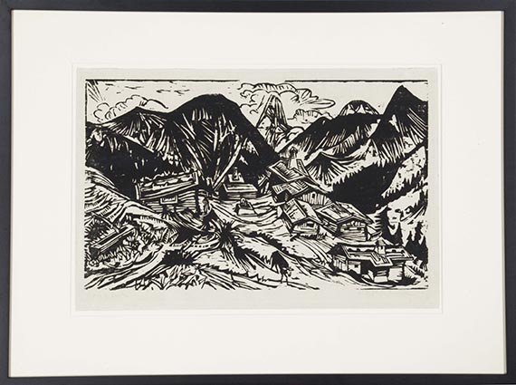 Ernst Ludwig Kirchner - Stafelalp mit Tinzenhorn - Cornice