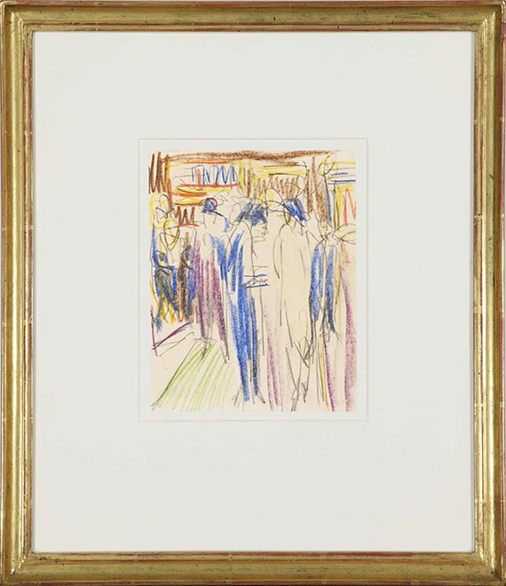 Ernst Ludwig Kirchner - Straßenszene (Berlin) - Cornice