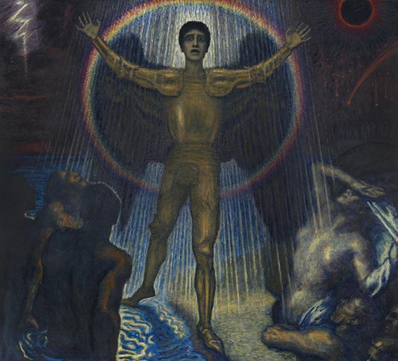 Franz von Stuck - Der Engel des Gerichts