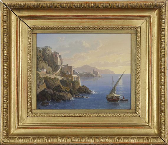 Leo von Klenze - Amalfi im Abendlicht - Cornice