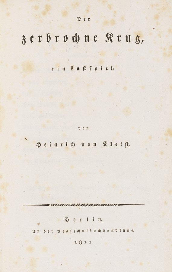 Heinrich von Kleist - Der zerbrochene Krug