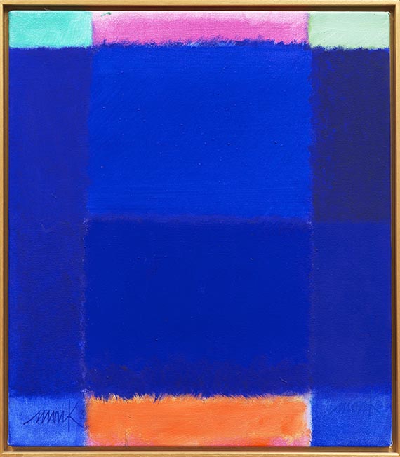 Heinz Mack - Kleiner Farb-Dialog (Chromatische Konstellation) - Cornice