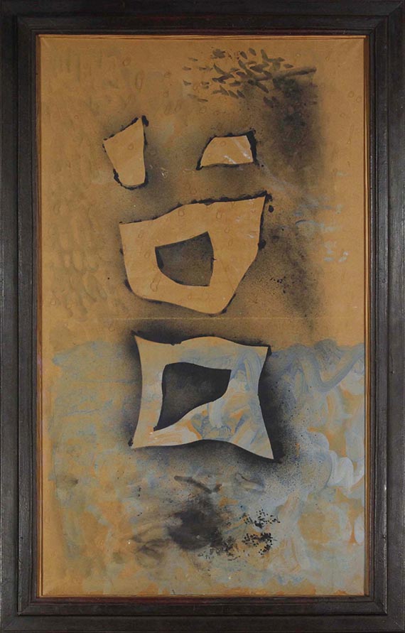 Hans (Jean) Arp - Remerciement pour un coup de dé - Cornice