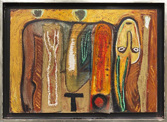 Mimmo Paladino - Senza titolo - Cornice