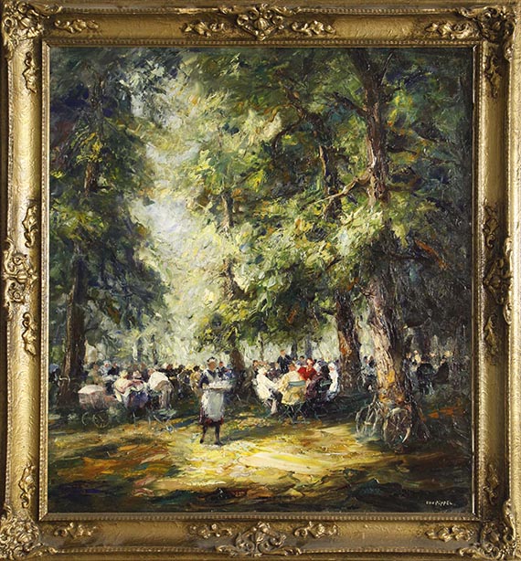 Otto Pippel - Münchner Wirtsgarten - Cornice