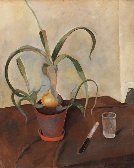 Felix Nussbaum - Stillleben mit Zwiebelpflanze