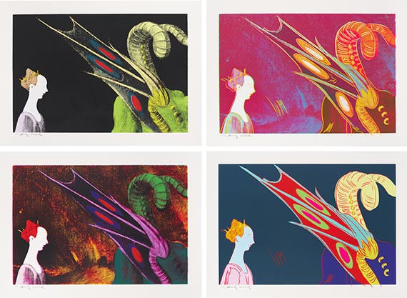 Andy Warhol - Details of Renaissance Paintings (Paolo Uccello, St. George and the Dragon, 1460)