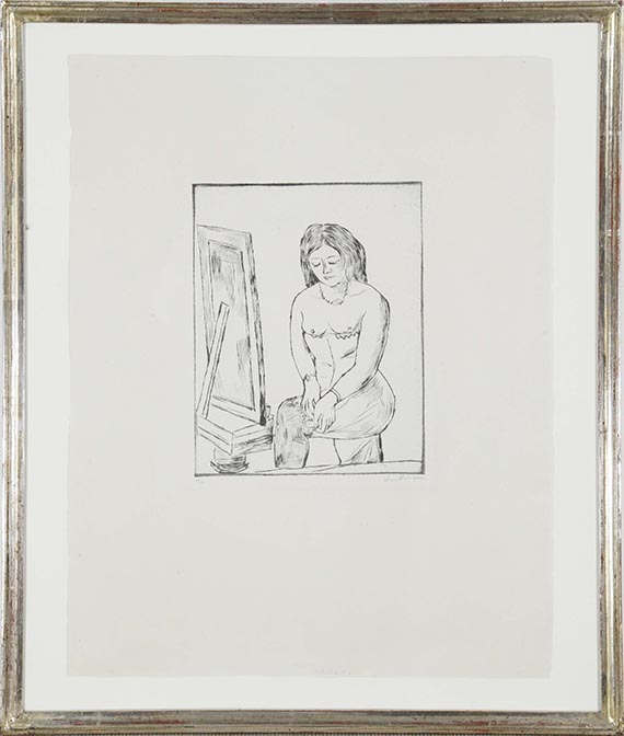 Max Beckmann - Toilette (Vor dem Spiegel) - Cornice