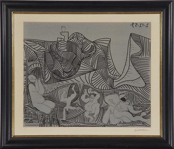 Pablo Picasso - Bacchanale au Hibou - Cornice