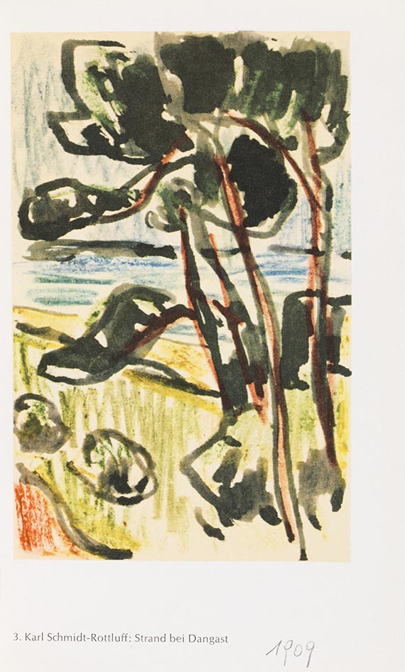 Karl Schmidt-Rottluff - "Maler der Brücke. Farbige Kartengrüße an Rosa Schapire" - Altre immagini