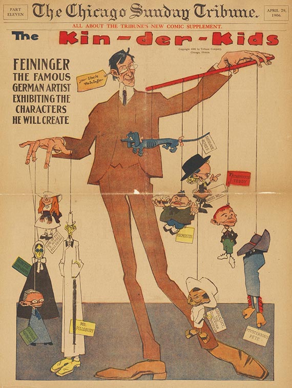 Lyonel Feininger - Sammlung von 33 Comicstrips aus der Chicago Tribune - Altre immagini