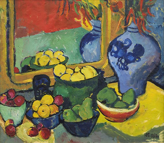 Hermann Max Pechstein - Inder und Frauenakt / Früchte (Rückseite) - Altre immagini