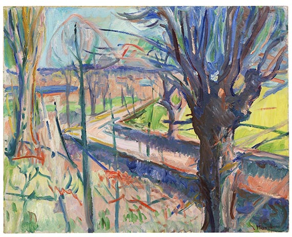 Edvard Munch - Frühlingstag auf Jeløya (Vårdag på Jeløya)