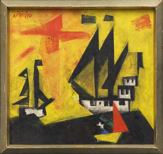 Lyonel Feininger - Marine nach Holzschnitt - Cornice