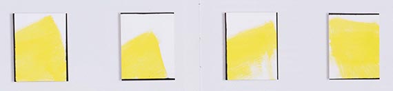 Illustration for: Blinky Palermo, Untitled, 1977, acrylic on aluminium, private collection Germany, also offered in our Evening Sale.