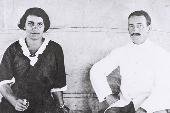 Illustration  for: Lotte and Hermann Max Pechstein on their trip to Palau, 1914. &copy; Pechstein 2025 Hamburg / Berlin / VG Bild-Kunst, Bonn 2025