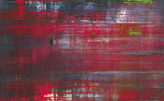 Illustration  for:  Gerhard Richter, Red, 1994, oil on canvas, National Museum of Modern Art, Tokyo. &copy; Gerhard Richter 2025 (0125) 