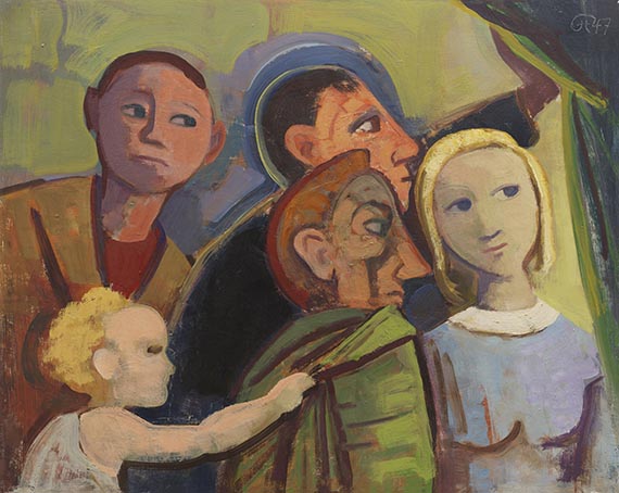 Karl Hofer - Neugierige