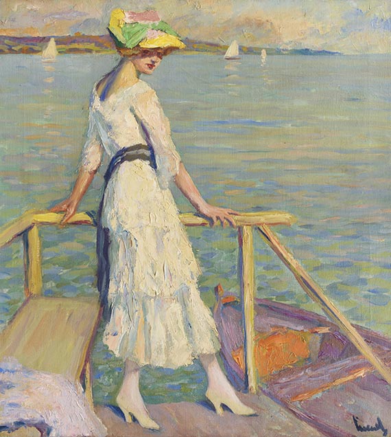 Edward Cucuel - Abend am See