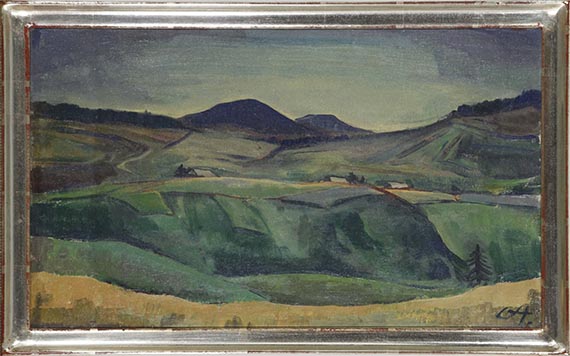 Karl Hofer - Berglandschaft - Cornice